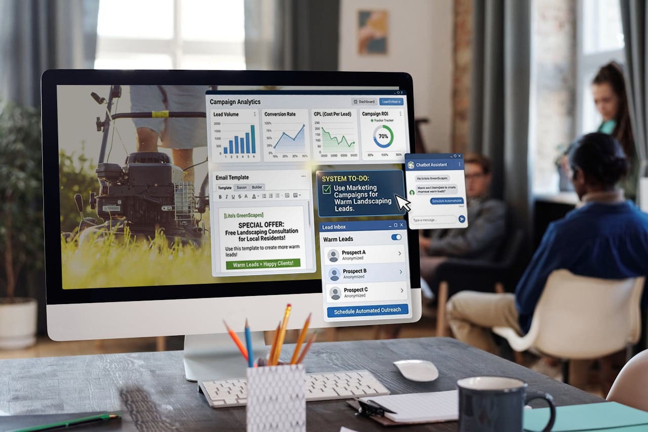 How to Use Marketing Campaigns for Warm Landscaping Leads