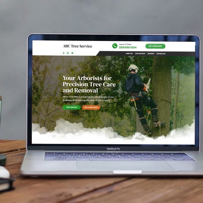 Lawn Launch Digital Tree Services Web Design